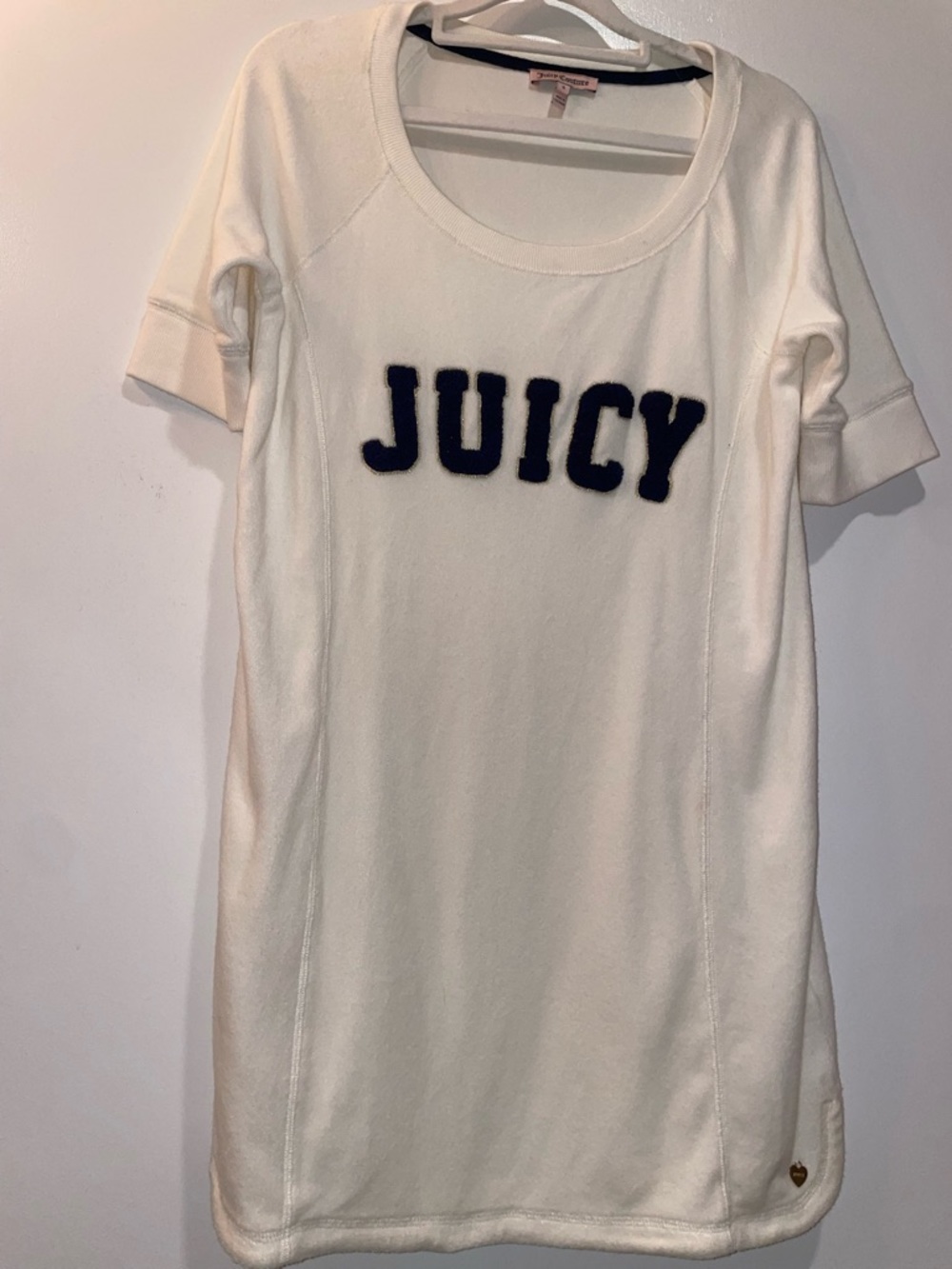 Juicy Couture Terry T-Shirt Dress - Size Small
